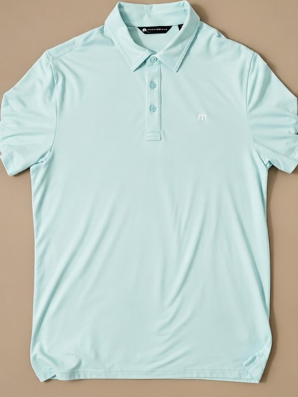 Travis Mathew Men's Polo - Mint Green - L